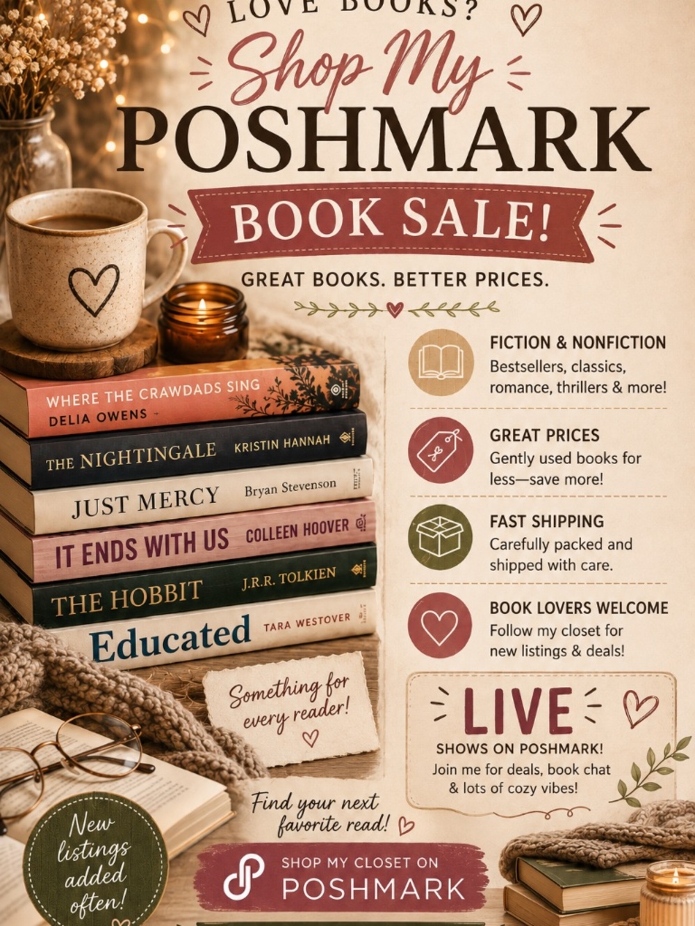 Live Show for Book Sale
